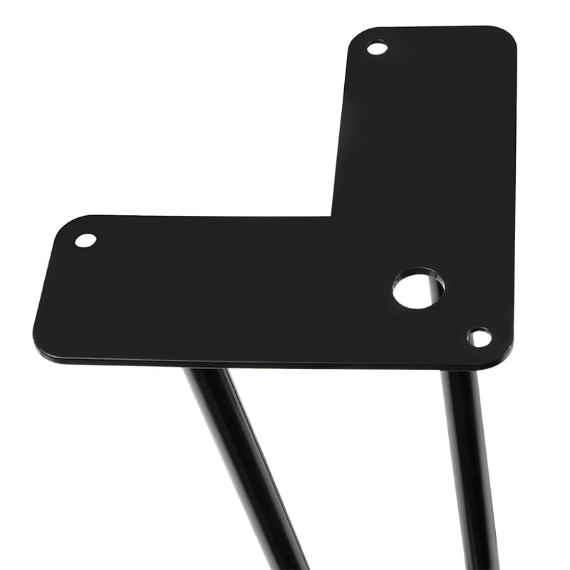 Ножка мебельная HAIRPIN Leg 2ROD Big h71см, черная глянцевая