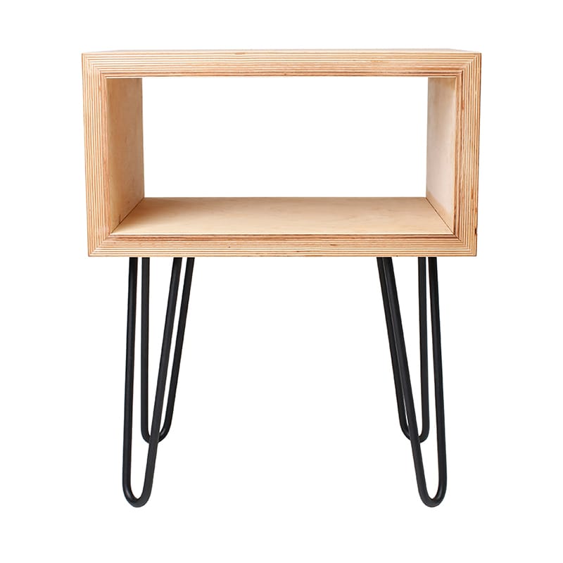 Ножка мебельная HAIRPIN Leg 3ROD Small h41см, черная структурная Ножка мебельная HAIRPIN Leg 3ROD Small h41см, черная структурная