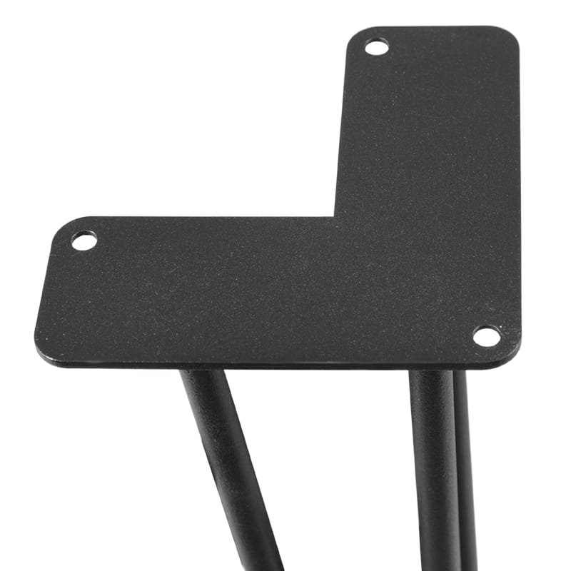 Ножка мебельная HAIRPIN Leg 3ROD Big h55см, черная структурная Ножка мебельная HAIRPIN Leg 3ROD Big h55см, черная структурная