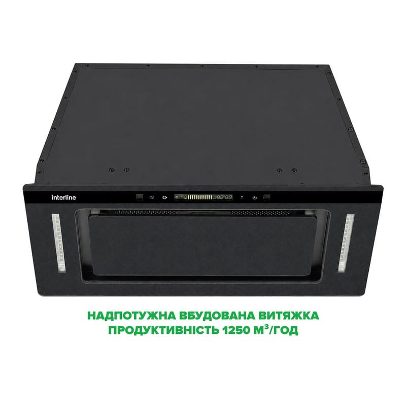 Витяжка вбудована JOLLY BL A/60/GL/K Nano Matte Interline