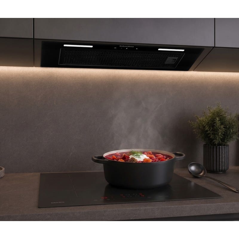 Витяжка вбудована SKYLINE Sense BL A/60/GL/ST Interline Витяжка вбудована SKYLINE Sense BL A/60/GL/ST Interline