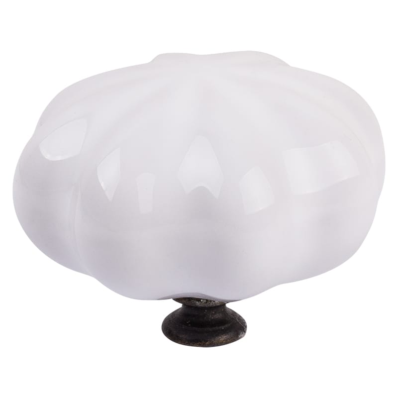 Ручка Ferro Fiori CR 9160.60 антична бронза | білий Ручка Ferro Fiori CR 9160.60 антична бронза | білий