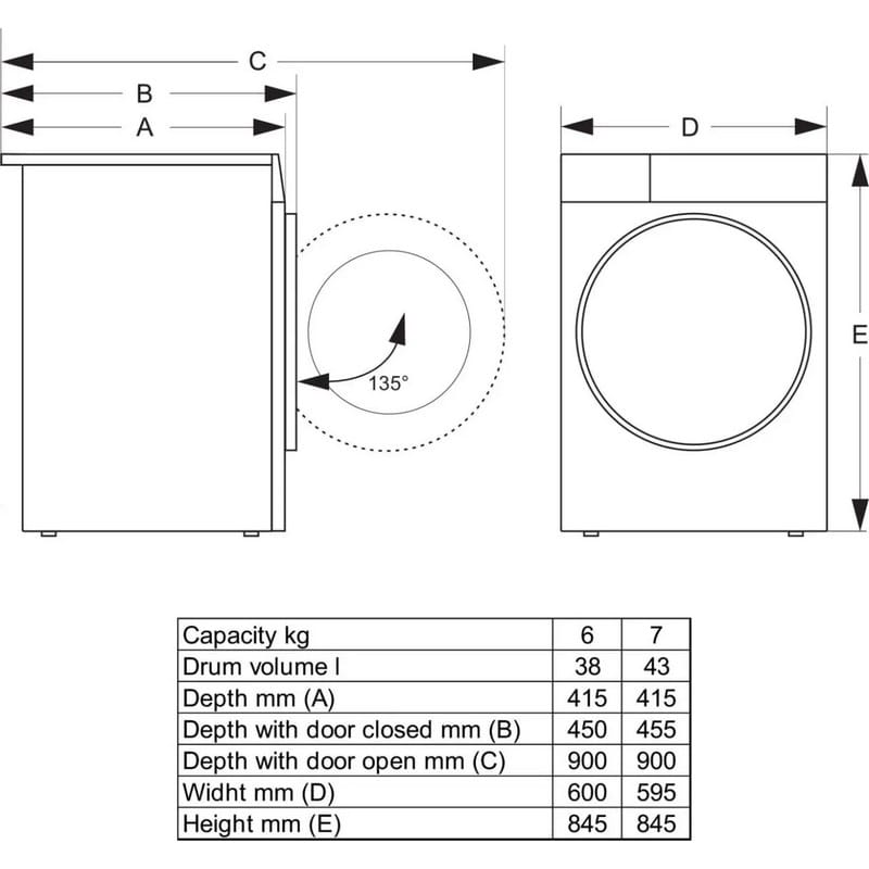 Пральна машина W3NGPI61SAS 6кг, 42см Gorenje