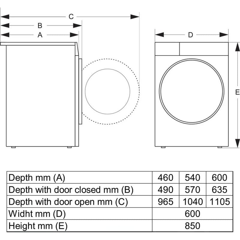 Пральна машина WG4S84B1 8кг, 46см, Wi-Fi, Gorenje