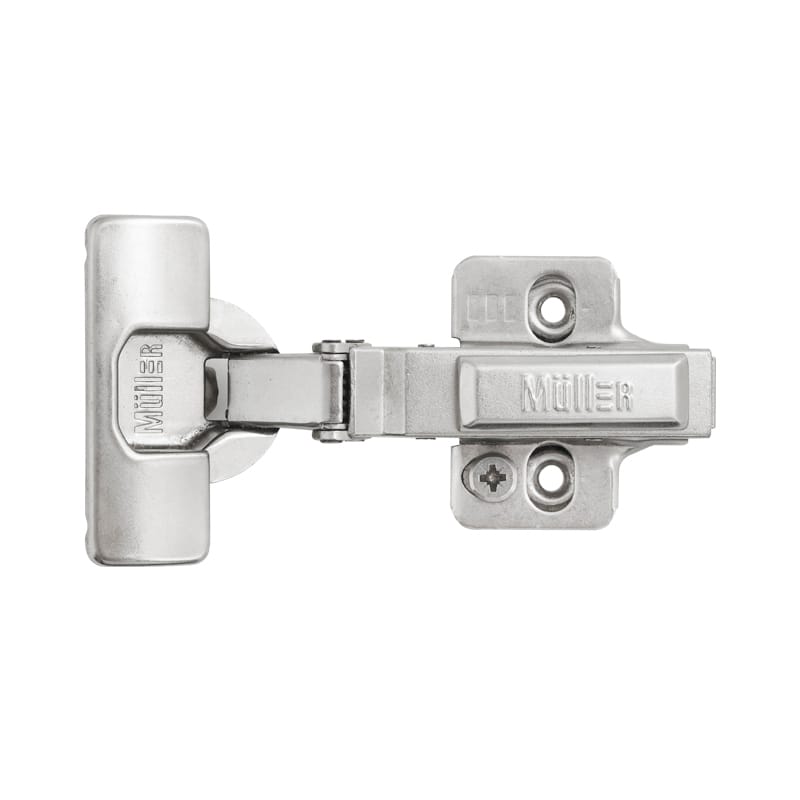 Завіса Clip-On, -30°, кутова, з дотягувачем, нікель, 3D, Muller Profi Line Завіса Clip-On, -30°, кутова, з дотягувачем, нікель, 3D, Muller Profi Line