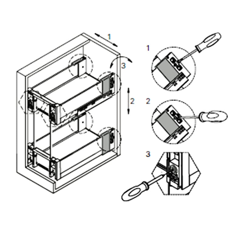 Карго 450мм белый/стекло, Essence VIBO (EGTGM45B2EVC)
