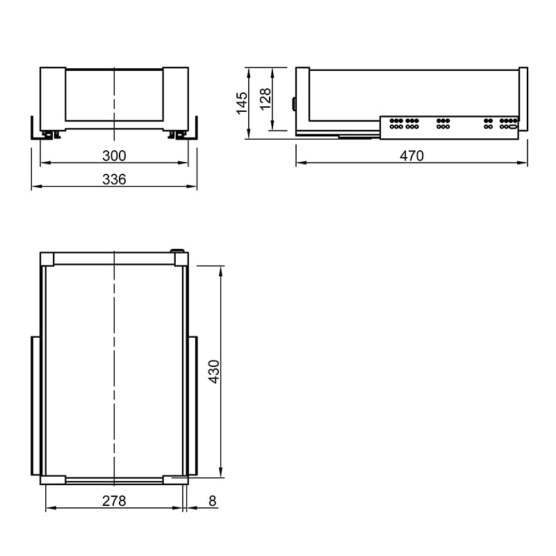 Кошик 400мм графіт/скло (внутрішній), Essence VIBO (CCTGM40EVGFO) Кошик 400мм графіт/скло (внутрішній), Essence VIBO (CCTGM40EVGFO)