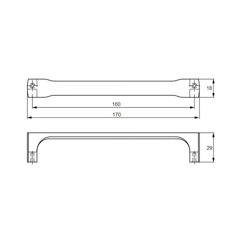 Ручка Marella M 15244.160 чорний матовий Ручка Marella M 15244.160 чорний матовий