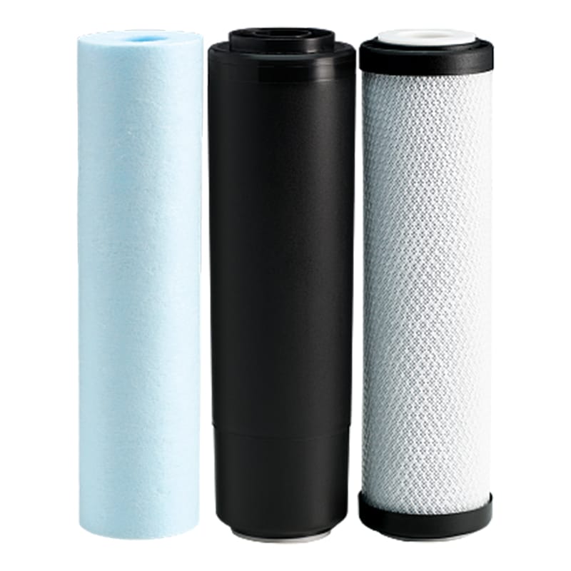 Улучшенный комплект картриджей Ecosoft 1-2-3 для фильтров обратного осмоса Улучшенный комплект картриджей Ecosoft 1-2-3 для фильтров обратного осмоса