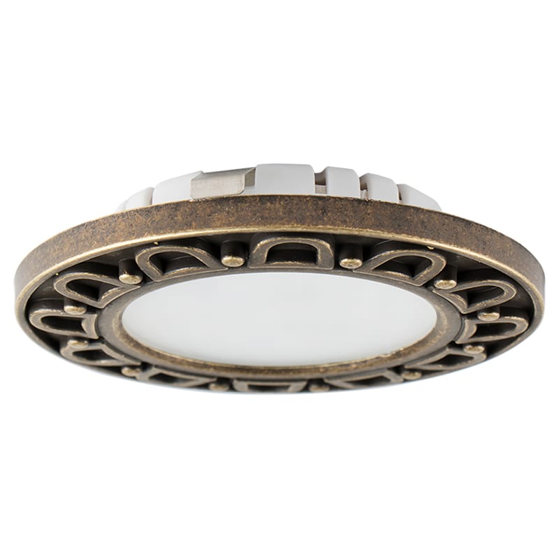 LED-світильник Foglia 220В, 4Вт, 4000K (Денне світло), антична бронза LED-світильник Foglia 220В, 4Вт, 4000K (Денне світло), антична бронза