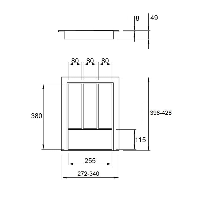 Организация для столовых приборов классическая 400 W=340 L=428 (LK1.340.428) Натуральный Организация для столовых приборов классическая 400 W=340 L=428 (LK1.340.428) Натуральный