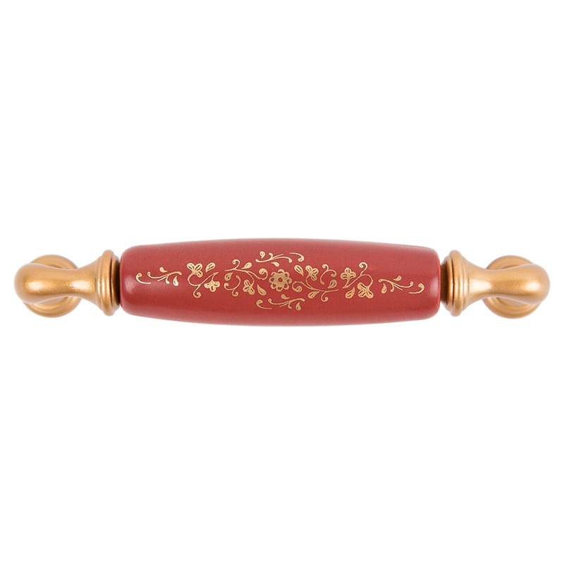Ручка Marella CR 15136.128 золото матовое | красный матовый | рисунок Ручка Marella CR 15136.128 золото матовое | красный матовый | рисунок