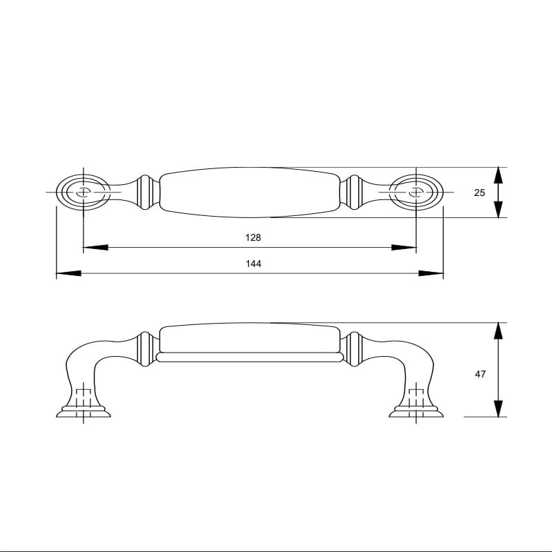 Ручка Marella CR 15136.128 золото матовое | красный матовый | рисунок Ручка Marella CR 15136.128 золото матовое | красный матовый | рисунок