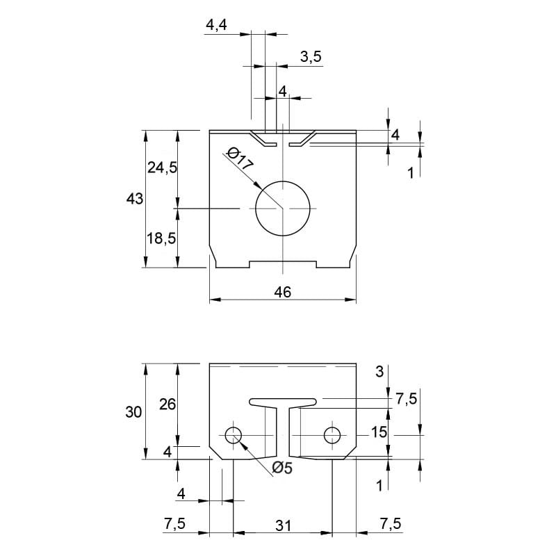 Кабинетный уголок 35х45, max 10кг, коричневый Кабинетный уголок 35х45, max 10кг, коричневый