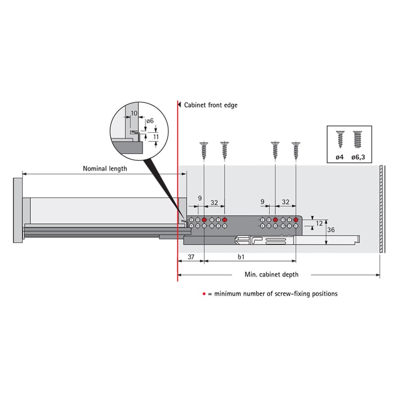 Quadro V6.Silent System L=550мм полного выдвижения, правая (9047775) Hettich ДСП 16ММ! Quadro V6.Silent System L=550мм полного выдвижения, правая (9047775) Hettich ДСП 16ММ!