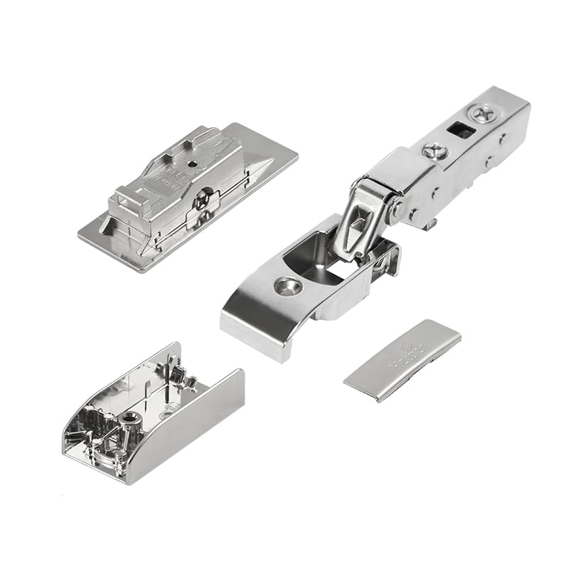 Петля Clip-on, 110°, Sensys, для стекла 4–6мм, фасад стекло — корпус стекло, никель, Hettich Петля Clip-on, 110°, Sensys, для стекла 4–6мм, фасад стекло — корпус стекло, никель, Hettich