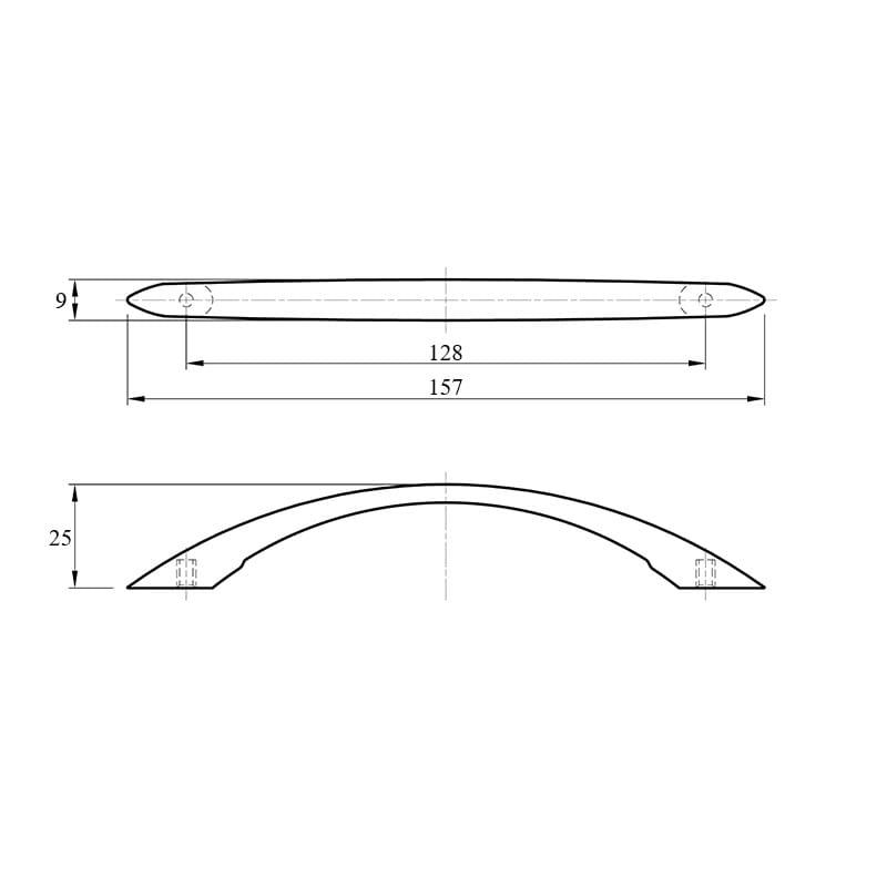 Ручка US 2601/128 (DS 26/128 G1) черная