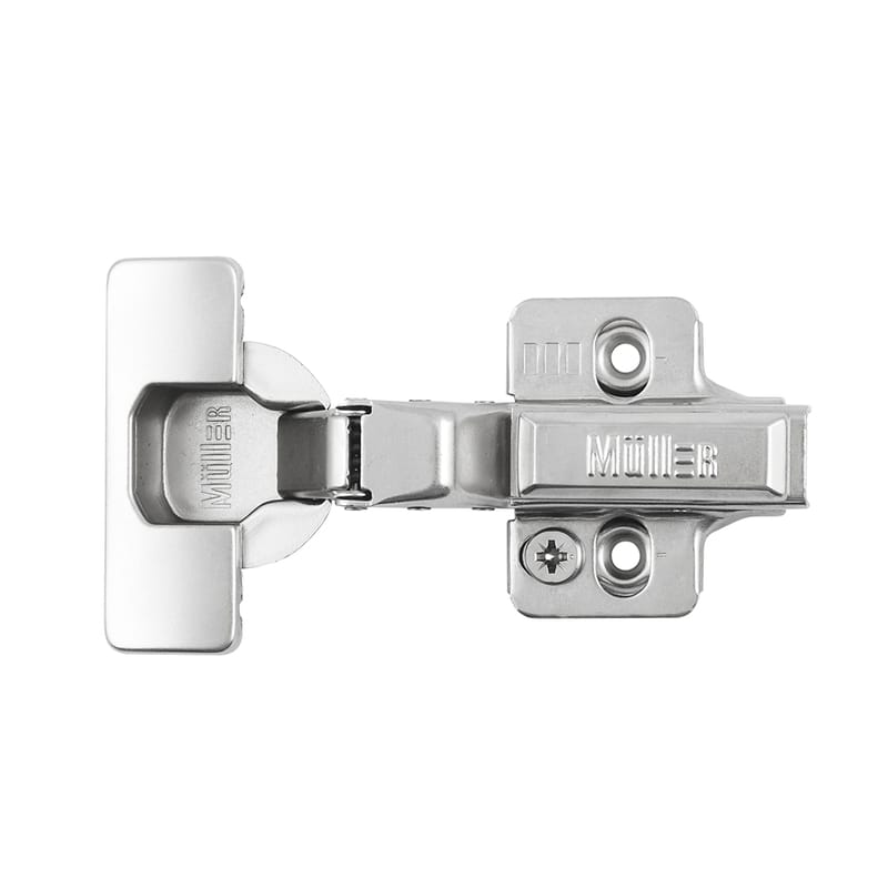 Петля Clip-On 105°, внутренняя, с пружиной, никель, Muller Profi Line Петля Clip-On 105°, внутренняя, с пружиной, никель, Muller Profi Line