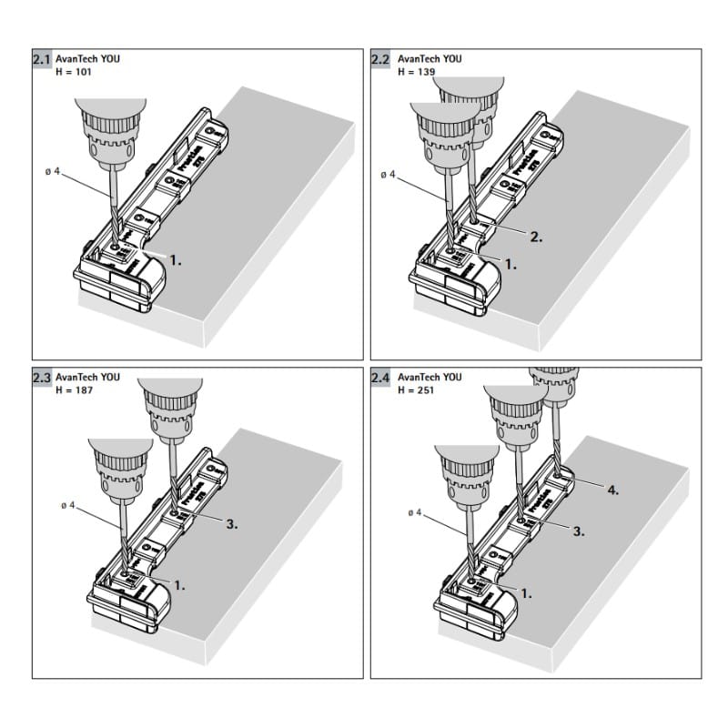 Кондуктор AvanTech YOU 275 (9257321) Hettich Кондуктор AvanTech YOU 275 (9257321) Hettich