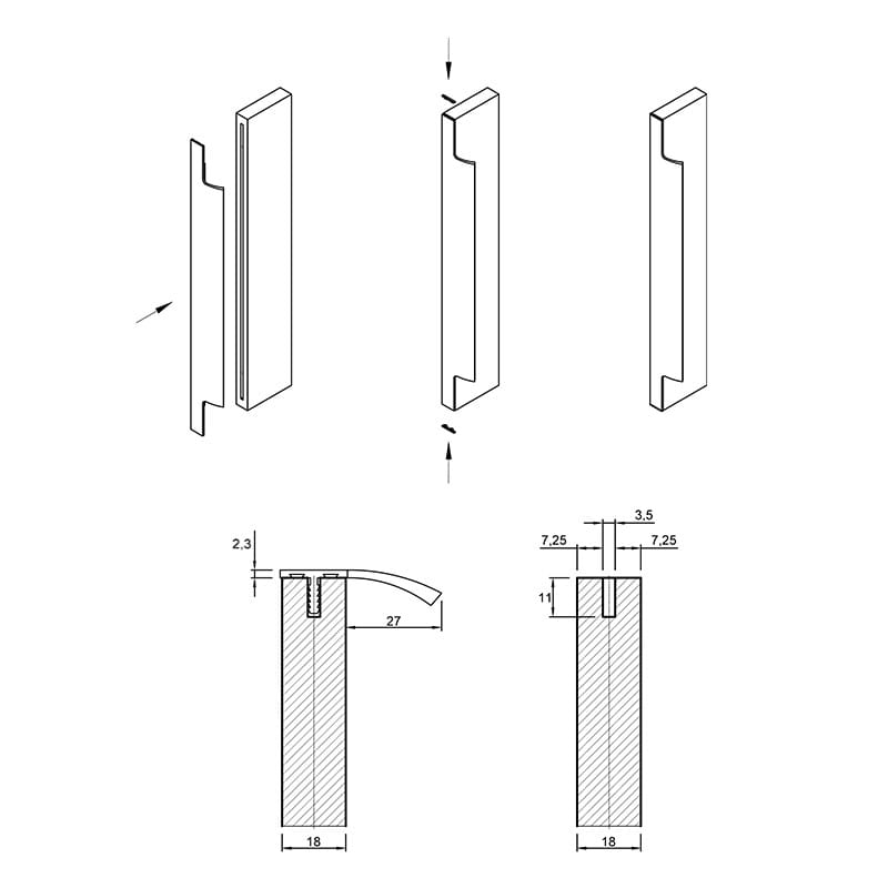 Ручка Ferro Fiori M 0011.600 нікель Ручка Ferro Fiori M 0011.600 нікель