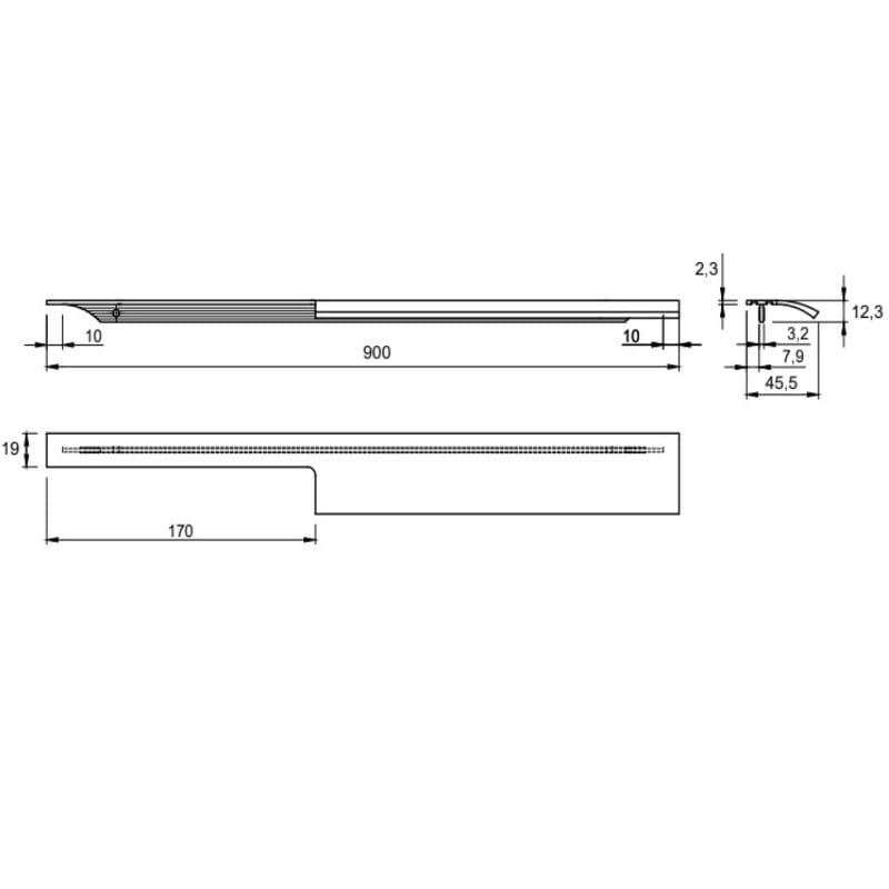 Ручка Ferro Fiori M 0018.900 чорний
