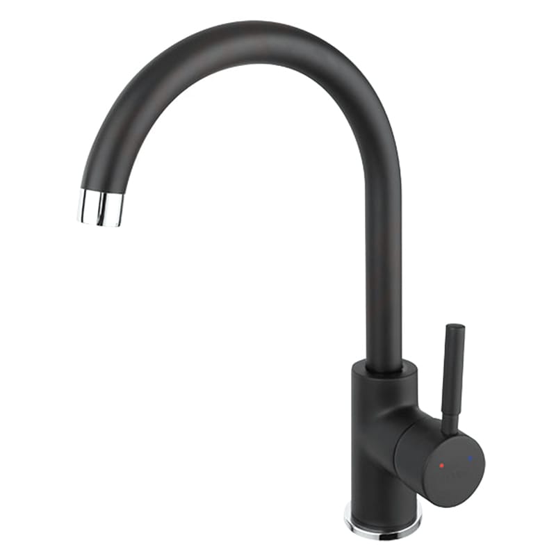 Смеситель Lugio black черный матовый Ferro Смеситель Lugio black черный матовый Ferro
