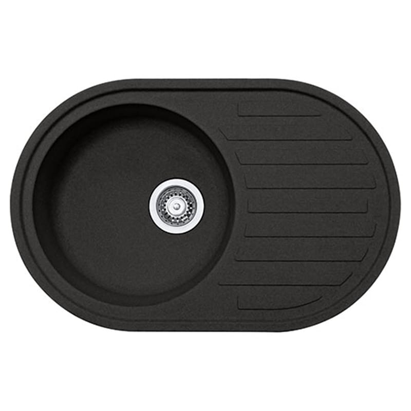 Мойка с сифоном гранит ROG 611 оникс Franke (114.0668.599) Мойка с сифоном гранит ROG 611 оникс Franke (114.0668.599)