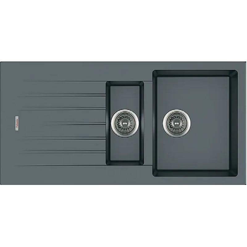 Мийка граніт Classic 100x50x15 титаніум Fabiano