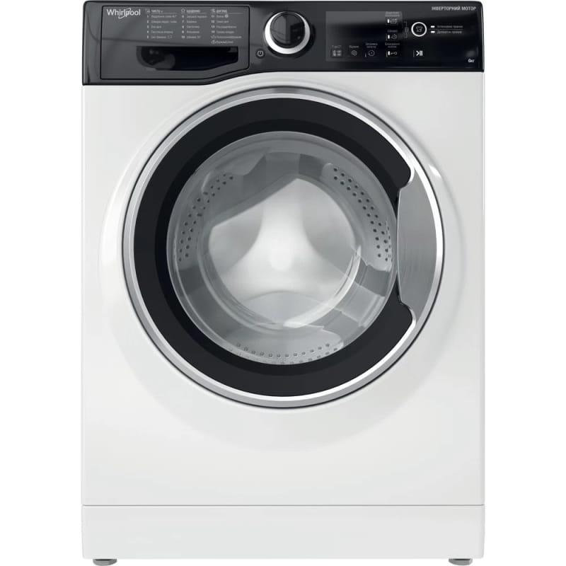 Пральна машина (фронтальна загрузка) вузька WRBSB 6228 B UA Whirlpool Пральна машина (фронтальна загрузка) вузька WRBSB 6228 B UA Whirlpool