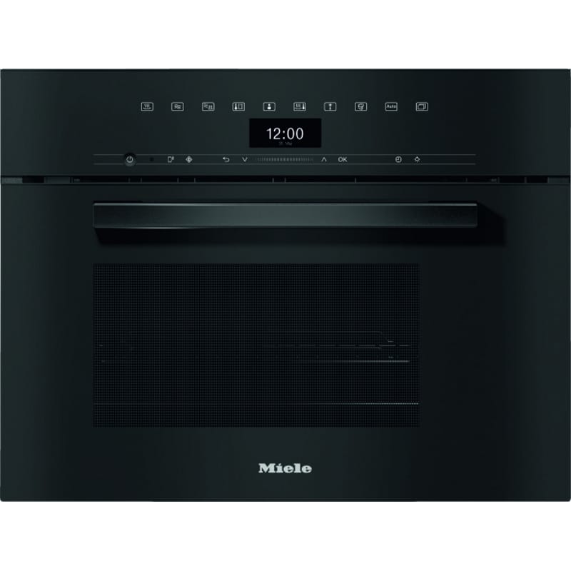 Вбудовувана пароварка, 45 см DG 7440  OBSW чорний обсидіан Miele