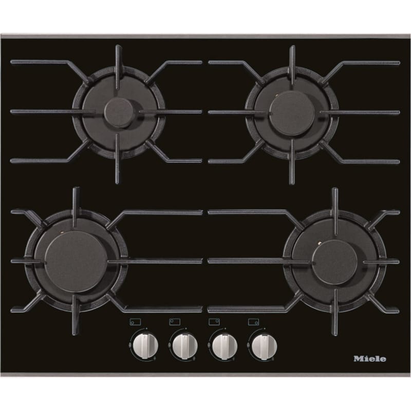 Газовая варочная поверхность KM 3010 черное стекло Miele Газовая варочная поверхность KM 3010 черное стекло Miele