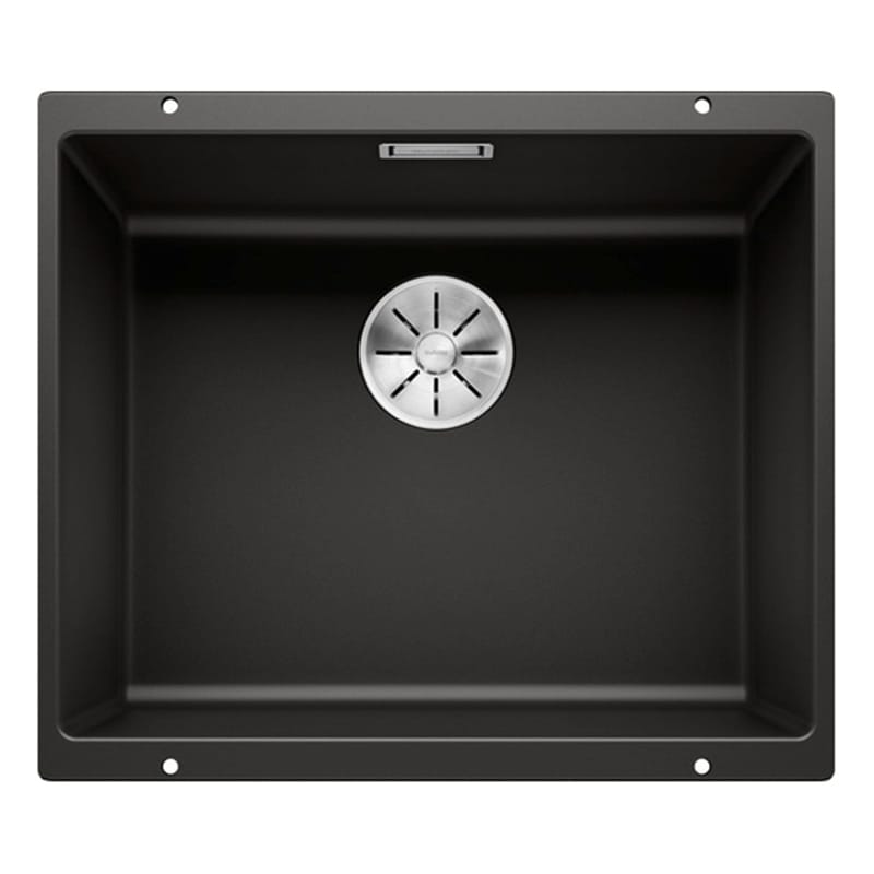 Мойка SUBLINE 500-U SILGRANIT (мпс.) черный BLANCO (525995)