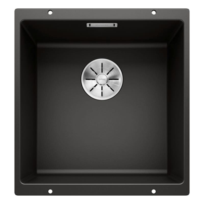 Мойка SUBLINE 400-U SILGRANIT (мпс.) черный BLANCO (525990)