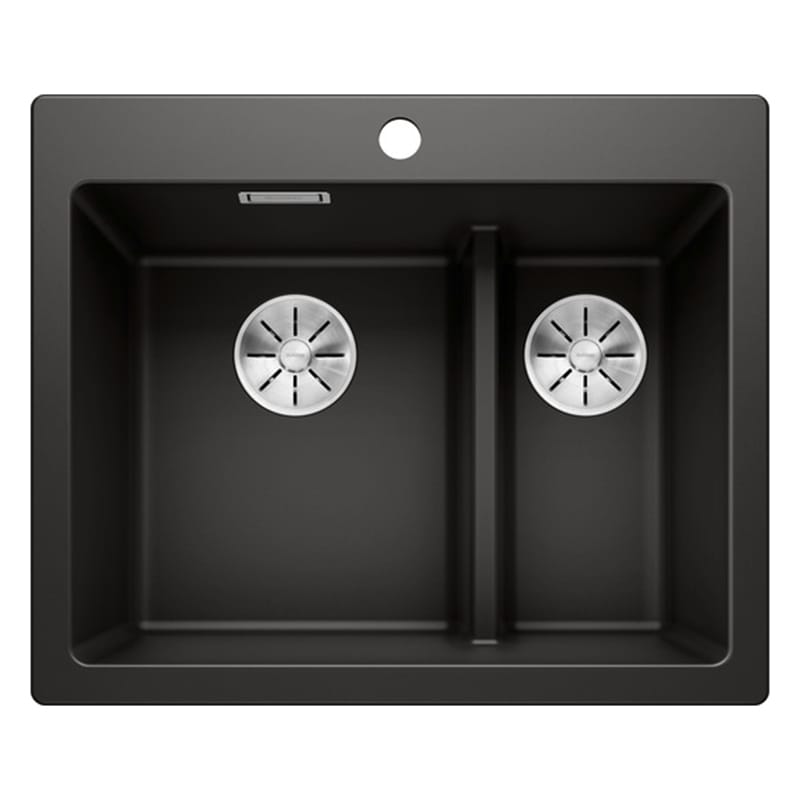 Мийка PLEON 6 Split SILGRANIT (мпс./врізна) чорний BLANCO (525955) Мийка PLEON 6 Split SILGRANIT (мпс./врізна) чорний BLANCO (525955)