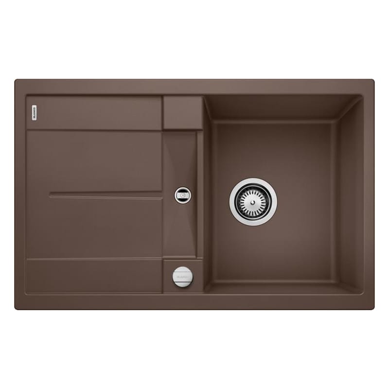 Мойка METRA 45 S SILGRANIT (мпс./врезная) кофе BLANCO (515038) Мойка METRA 45 S SILGRANIT (мпс./врезная) кофе BLANCO (515038)