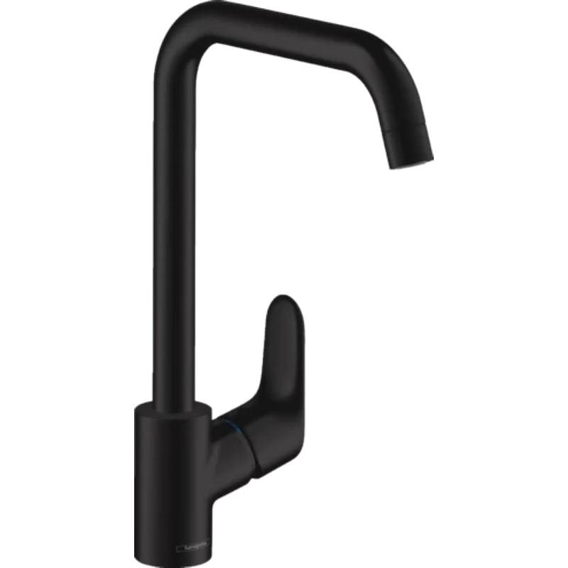 Смеситель для кухни Focus KM260 черный матовый Hansgrohe (31820670)