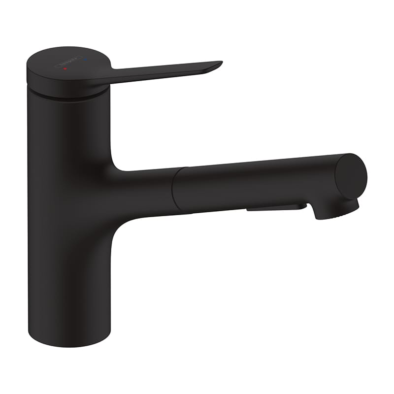 Смеситель для кухни Zesis M33 KM150 (в/ш) черный матовый Hansgrohe (74800670)