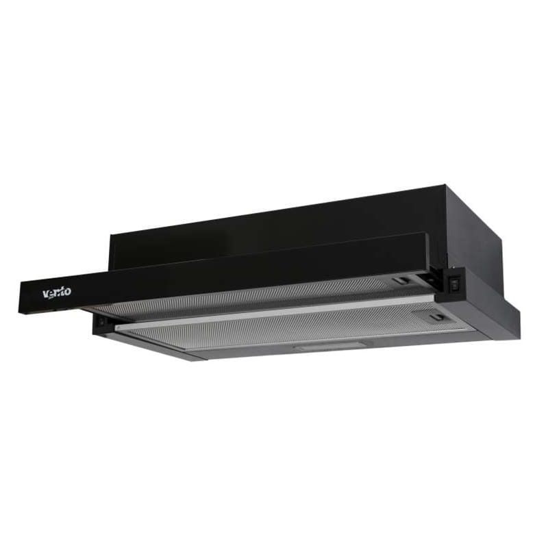 Телескопічна витяжка GARDA 60 BK (500) LED VENTOLUX Телескопічна витяжка GARDA 60 BK (500) LED VENTOLUX