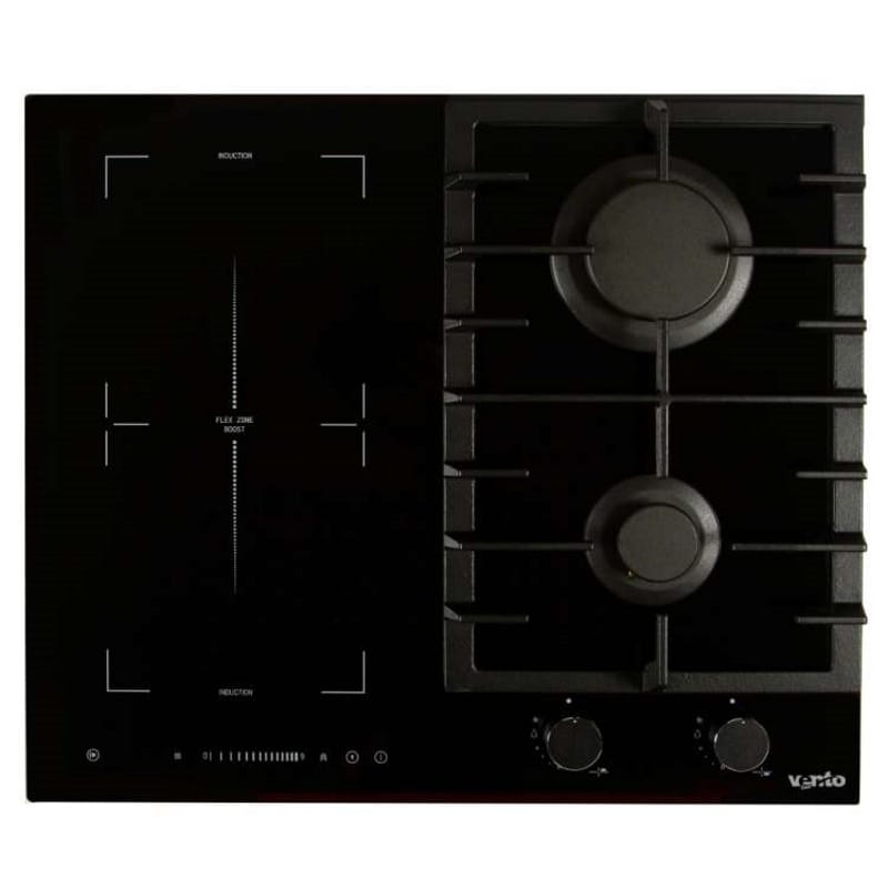 Комбинированная варочная поверхность HG622 B9G CS FI (BK) VENTOLUX Комбинированная варочная поверхность HG622 B9G CS FI (BK) VENTOLUX