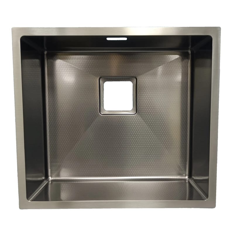 Мийка нерж. сталь декор  Quadro 49 Celldecor Nano Graphite Fabiano