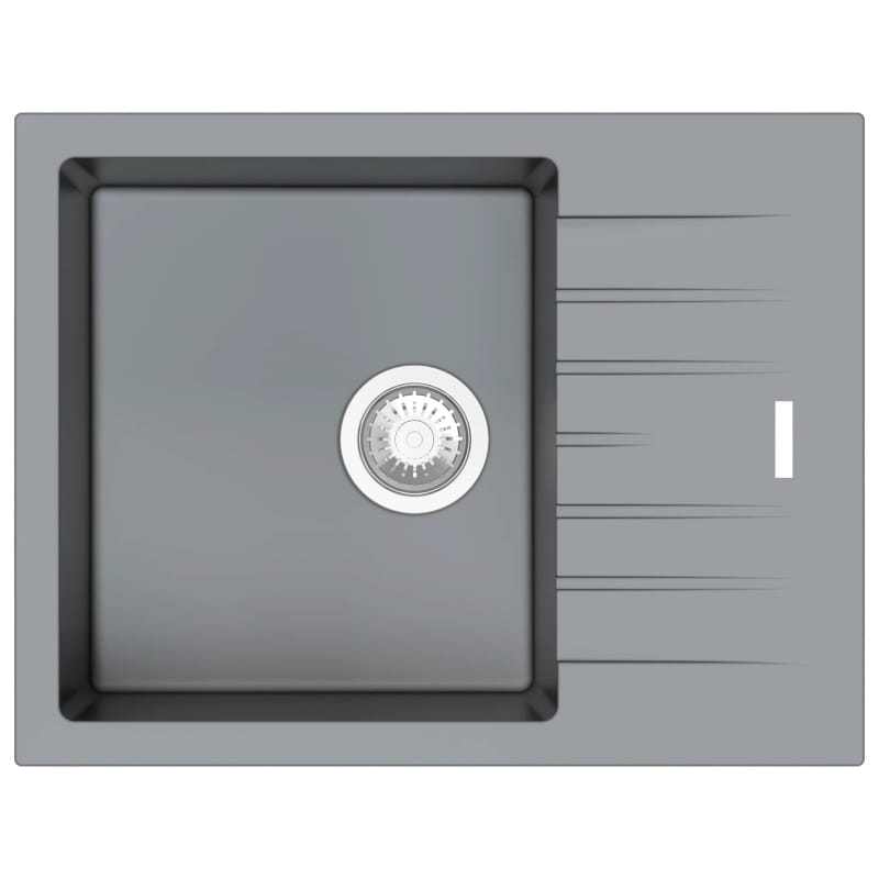 Мойка гранит Classic 65x50 Grey Metallic Fabiano Мойка гранит Classic 65x50 Grey Metallic Fabiano