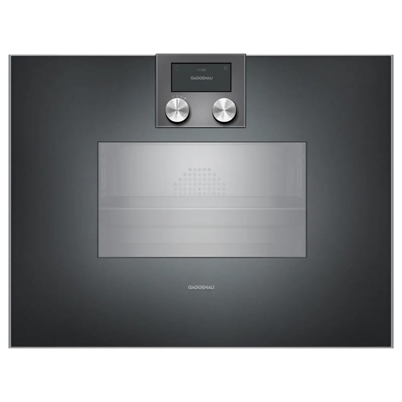Компактный духовой шкаф-пароварка BS451101 левый антрацит GAGGENAU Компактный духовой шкаф-пароварка BS451101 левый антрацит GAGGENAU