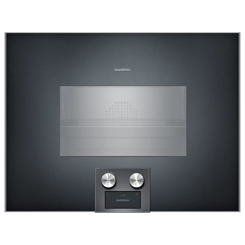 Компактный духовой шкаф-пароварка BS455101 левый антрацит GAGGENAU Компактный духовой шкаф-пароварка BS455101 левый антрацит GAGGENAU