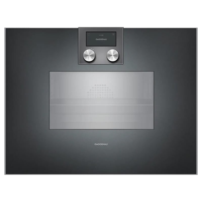 Компактный духовой шкаф-пароварка BS470102 правый антрацит GAGGENAU Компактный духовой шкаф-пароварка BS470102 правый антрацит GAGGENAU