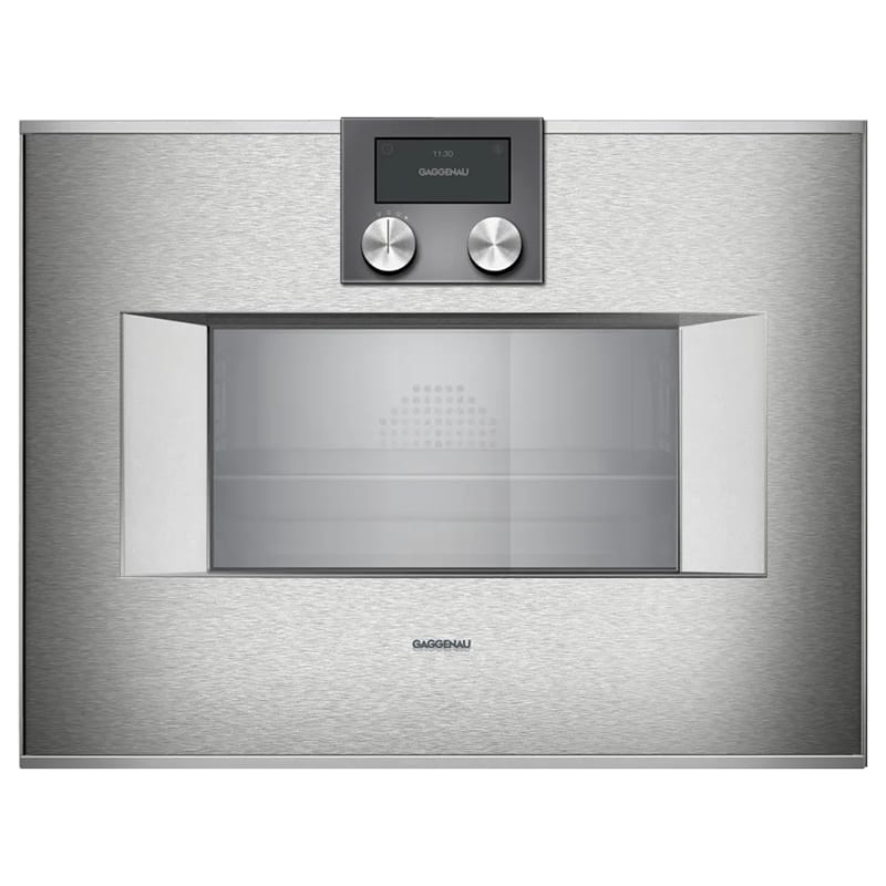 Компактна духова шафа-пароварка BS470112 права нержавіюча сталь за склом GAGGENAU Компактна духова шафа-пароварка BS470112 права нержавіюча сталь за склом GAGGENAU