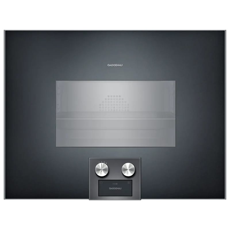 Компактный духовой шкаф-пароварка BS474102 правый антрацит GAGGENAU Компактный духовой шкаф-пароварка BS474102 правый антрацит GAGGENAU