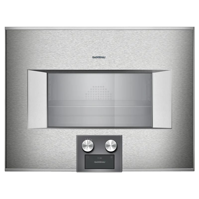Компактна духова шафа-пароварка BS474112 права нержавіюча сталь за склом GAGGENAU Компактна духова шафа-пароварка BS474112 права нержавіюча сталь за склом GAGGENAU
