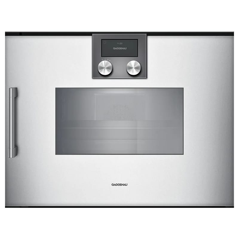 Компактный духовой шкаф-пароварка BSP260131 правый алюминий GAGGENAU Компактный духовой шкаф-пароварка BSP260131 правый алюминий GAGGENAU
