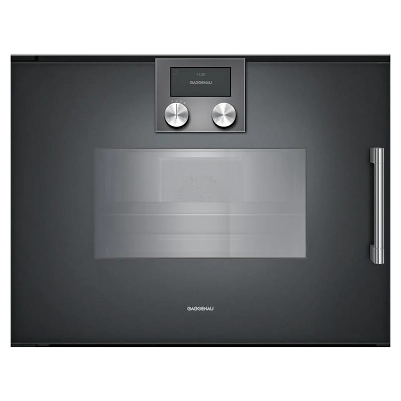 Компактный духовой шкаф-пароварка BSP261101 левый антрацит GAGGENAU Компактный духовой шкаф-пароварка BSP261101 левый антрацит GAGGENAU