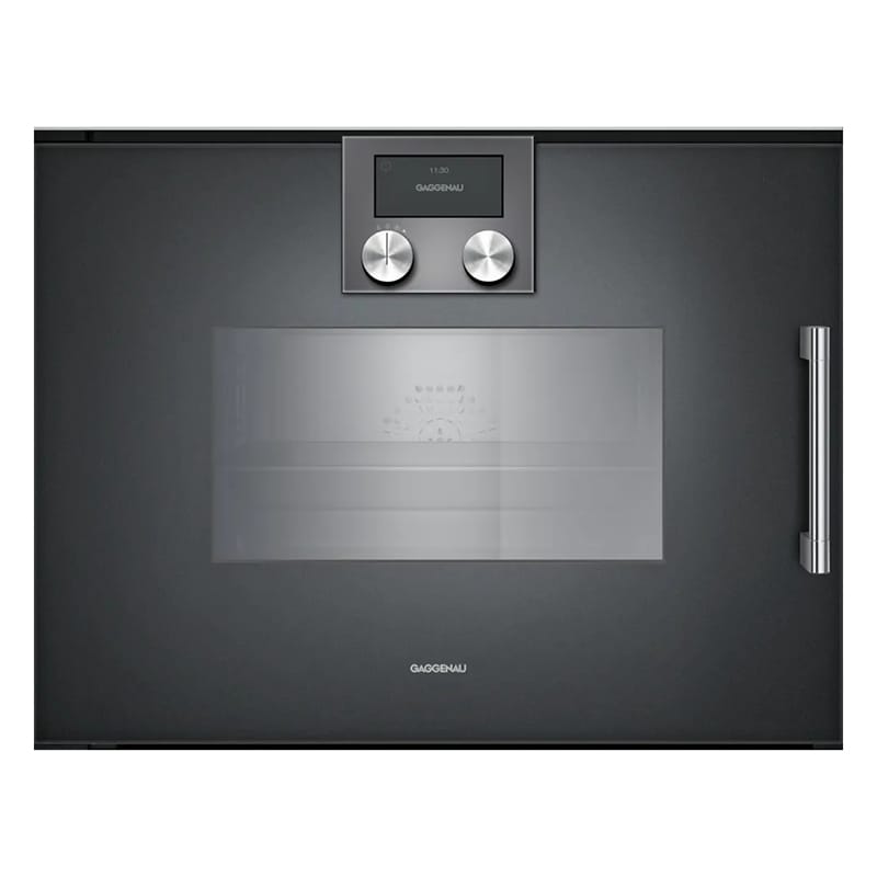Компактный духовой шкаф-пароварка BSP271101 левый антрацит GAGGENAU Компактный духовой шкаф-пароварка BSP271101 левый антрацит GAGGENAU